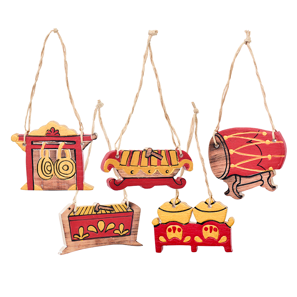 Set Ornamen Orkestra Gamelan/5 - SALE HOMEWARES