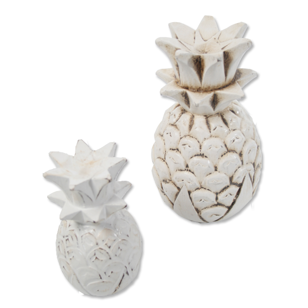 White Pineapple Fruit - SALE HOMEWARES