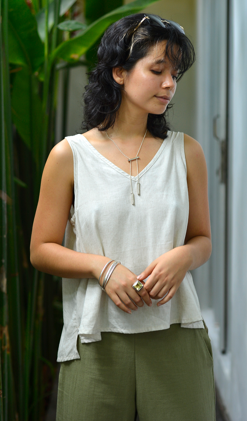 Eco Rayon/Linen Semi-Swing Top - SALE CLOTHING & KIDS