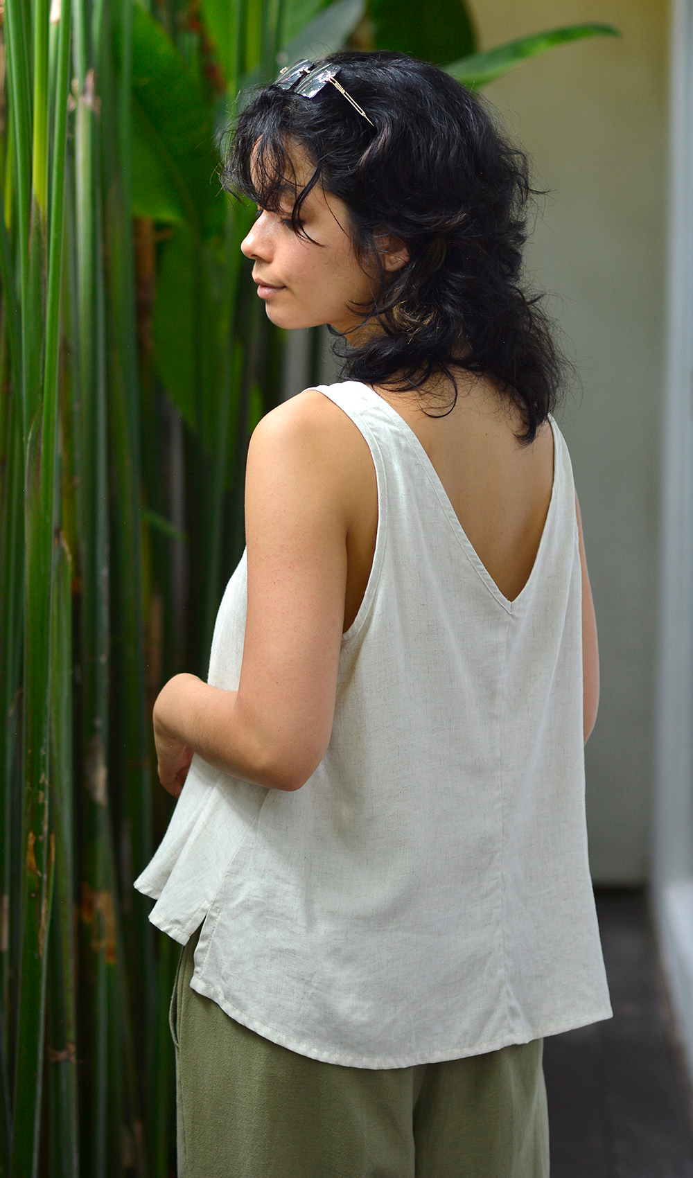 Eco Rayon/Linen Semi-Swing Top - SALE CLOTHING & KIDS