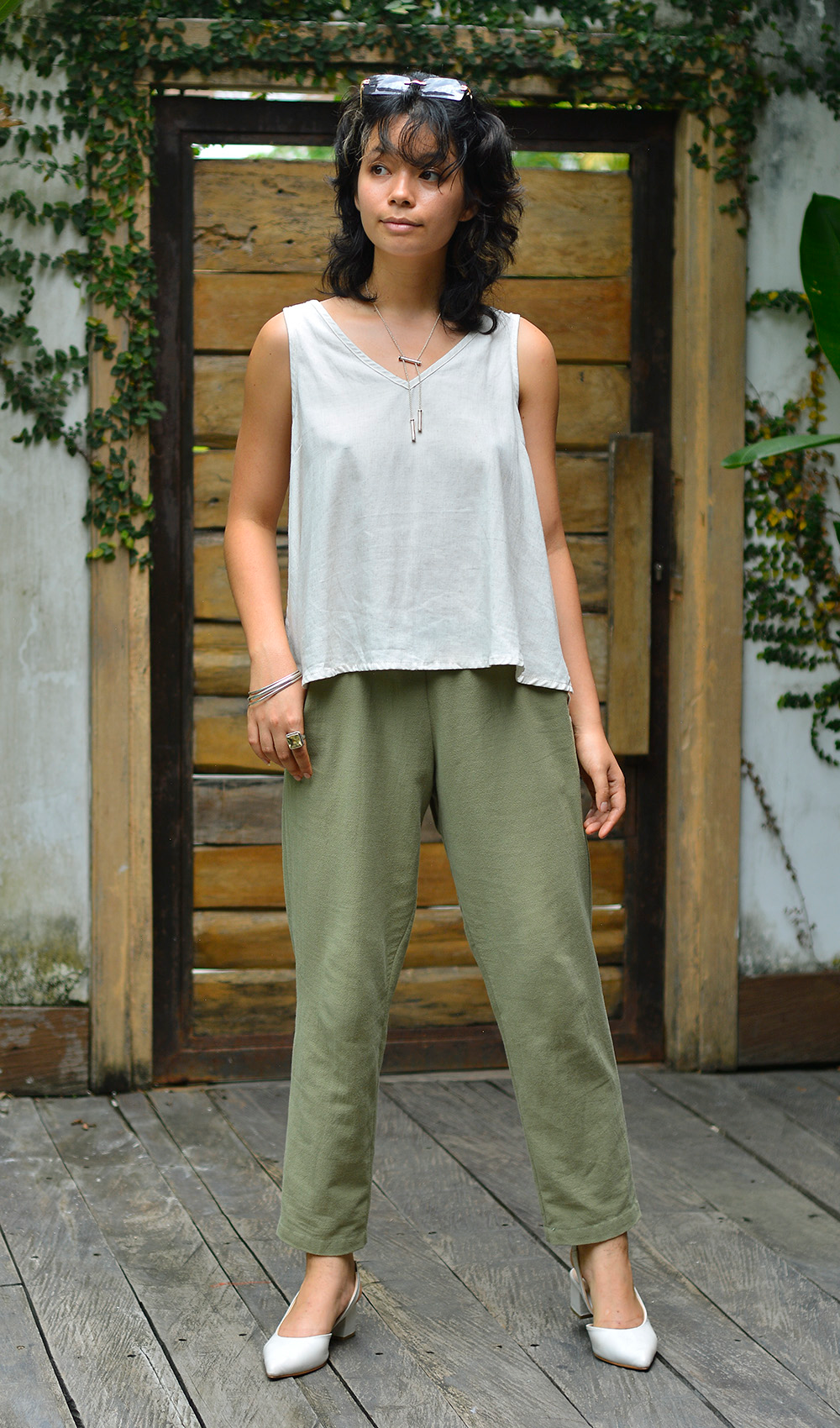 Eco Rayon/Linen Semi-Swing Top - SALE CLOTHING & KIDS
