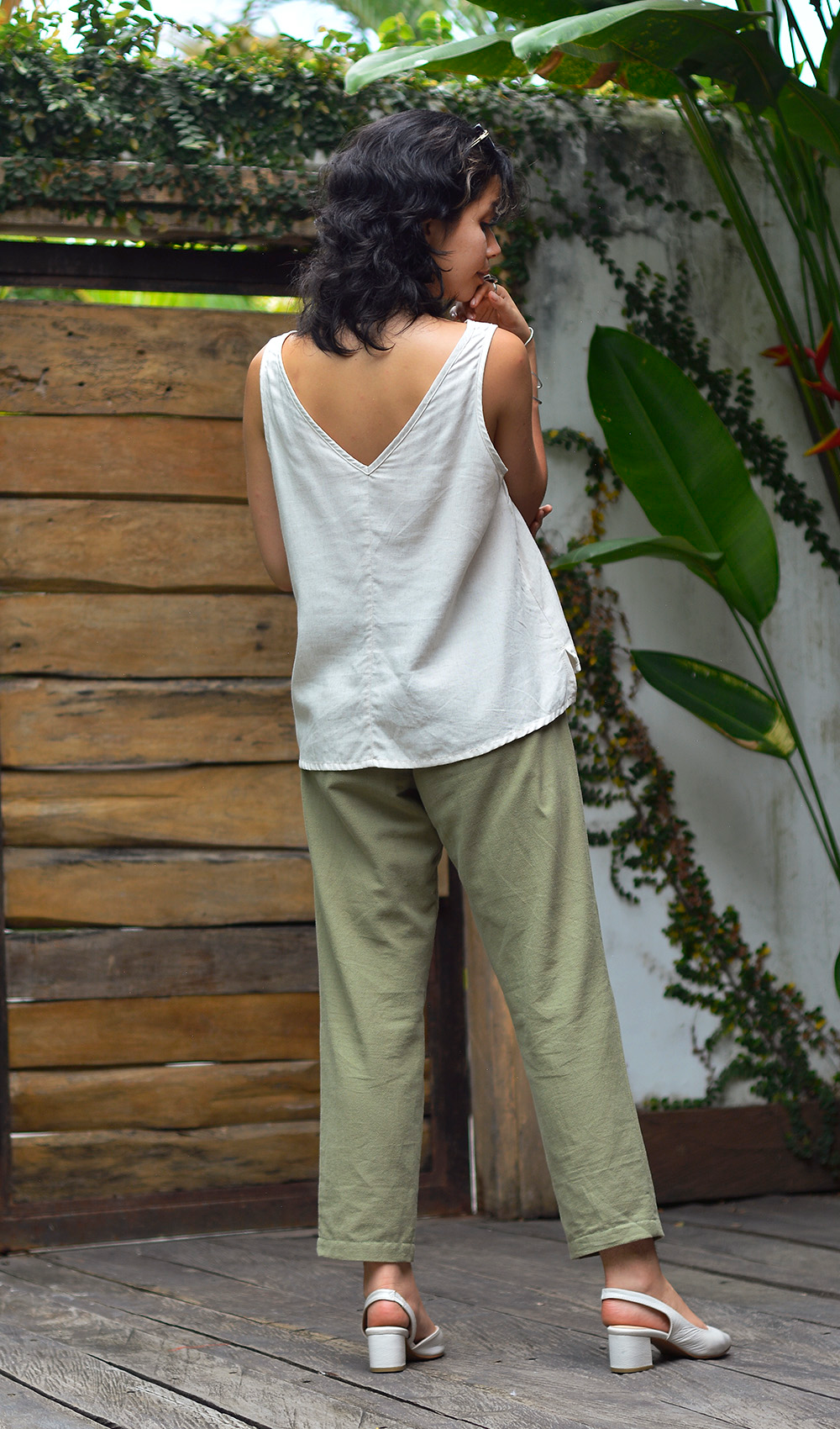 Eco Rayon/Linen Semi-Swing Top - SALE CLOTHING & KIDS