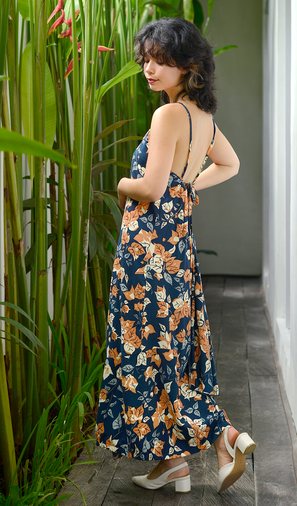 Bougainvillea Navy Spice Panel Dress, 2 sizes - SALE CLOTHING & KIDS