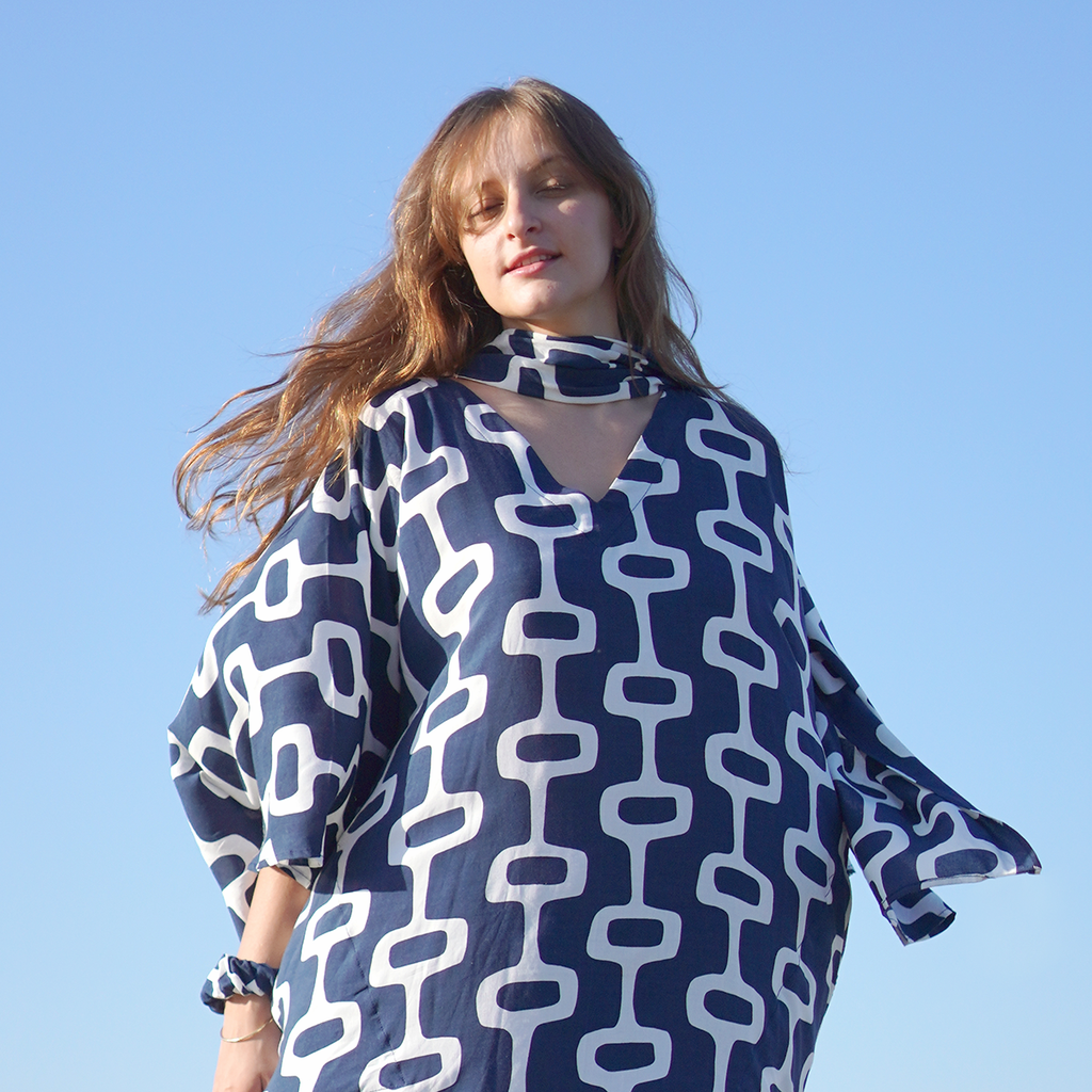 EcoDeluxe Space Indigo Rayon Scarf - SALE CLOTHING & KIDS