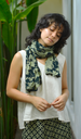 EcoDeluxe Passion Flower Rayon Scarf