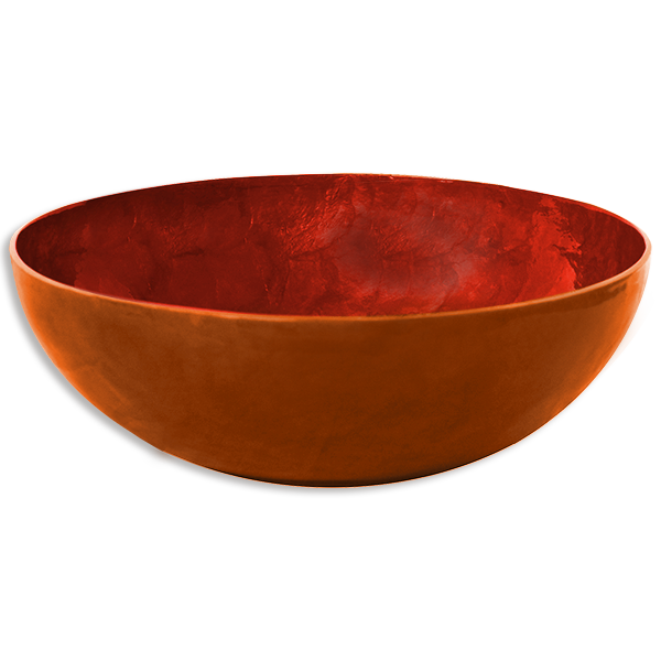 Spice Capiz Shell Salad Bowl