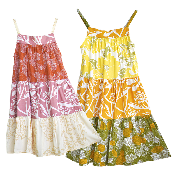 Rayon Scrappy Ruffle Dress, 4 sizes