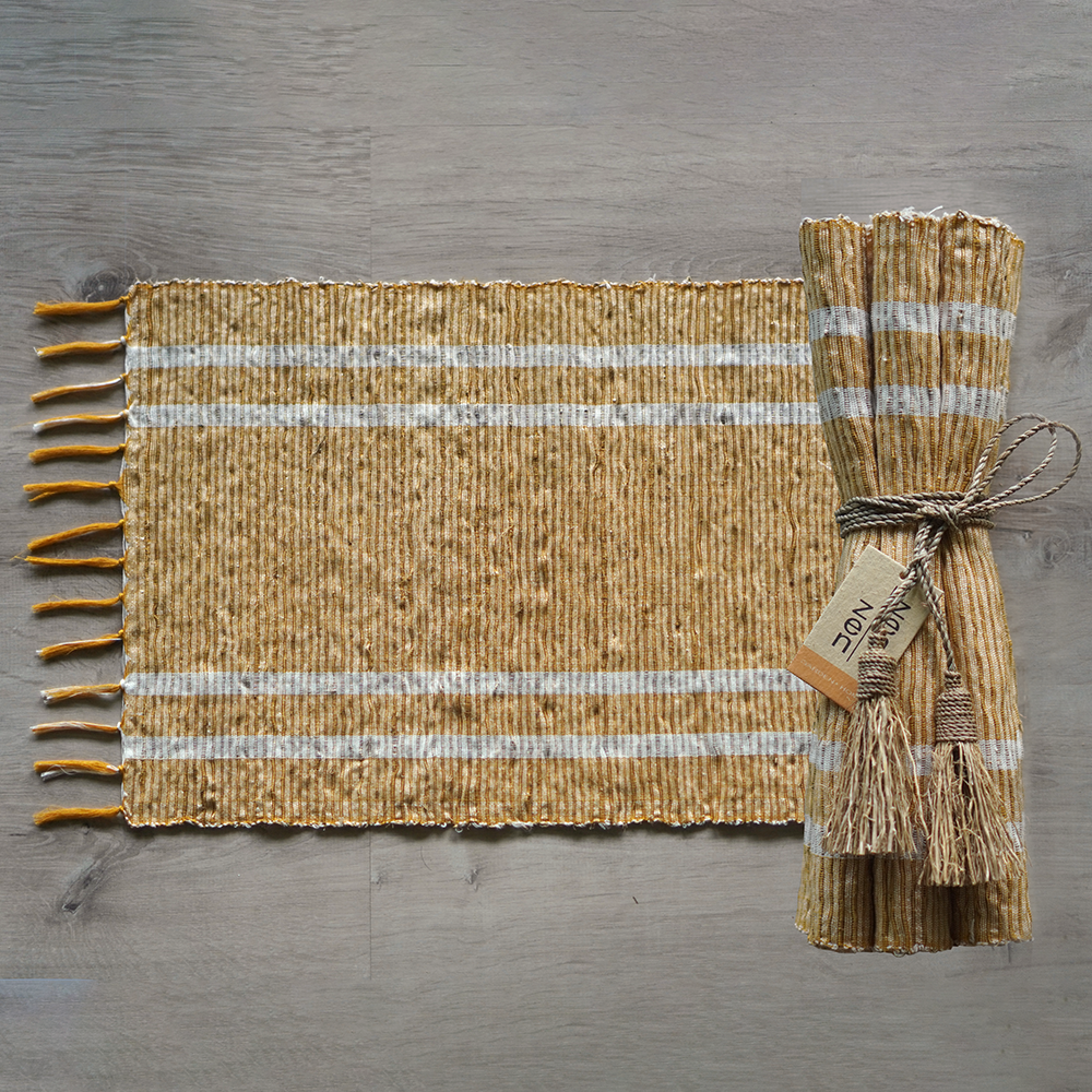 Alas Piring Kunyit Vetiver, Set isi 6 - SALE HOMEWARES