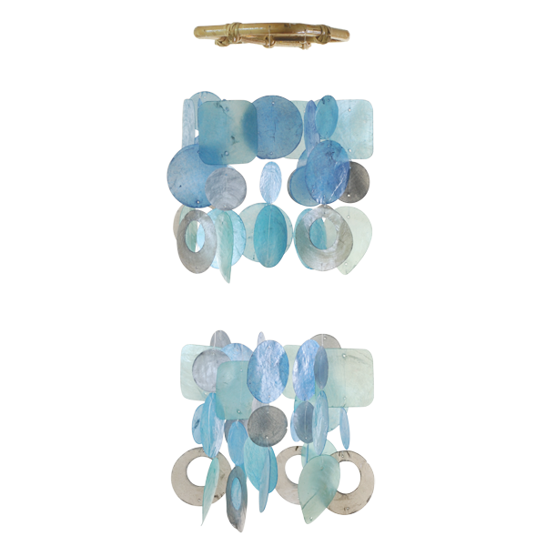 Ice Capiz Wind Chime, Mini