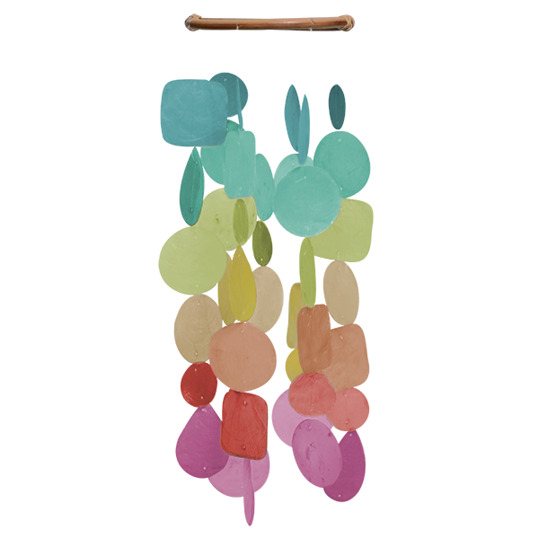 Fiesta Capiz Wind Chime, Small