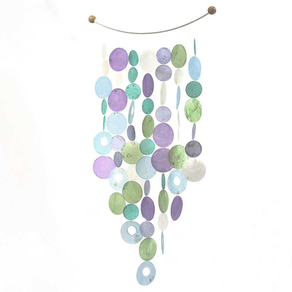 Wisteria Inverted Arch Capiz Wind Chime