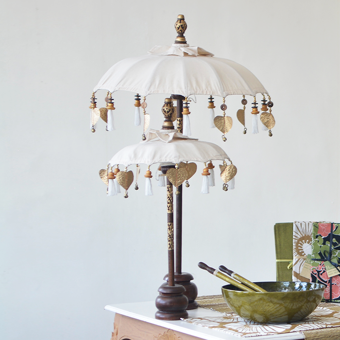 Payung Katun Natural, Payung Mini & Kecil