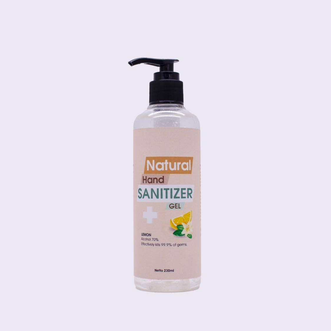 Pembersih Tangan Gel Alami, 5 ukuran