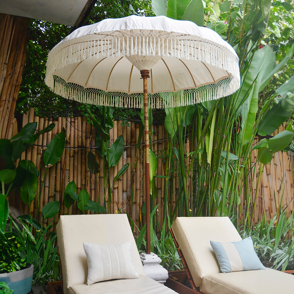 Balinese Garden Umbrellas
