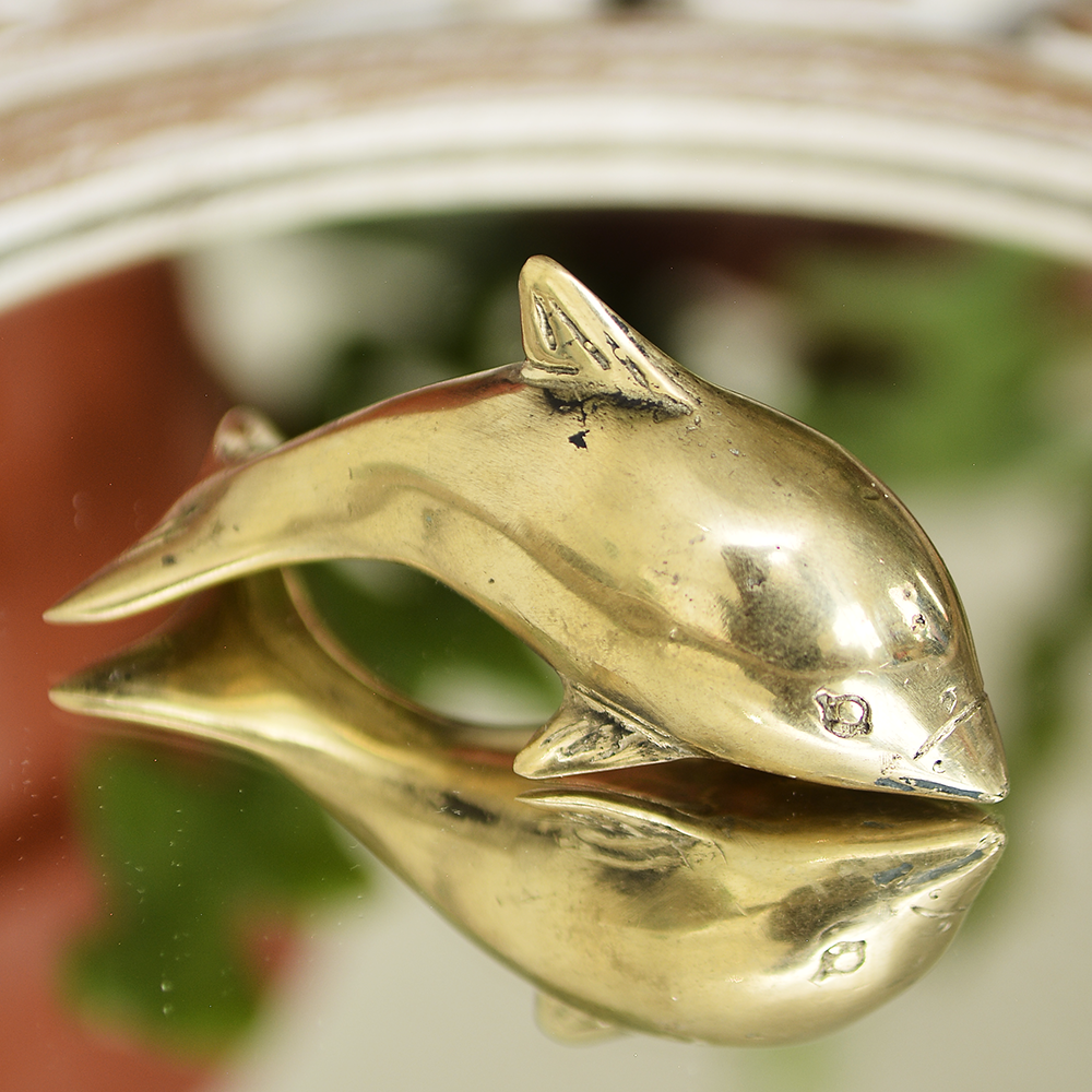 Bronze Gold Small Dolphin