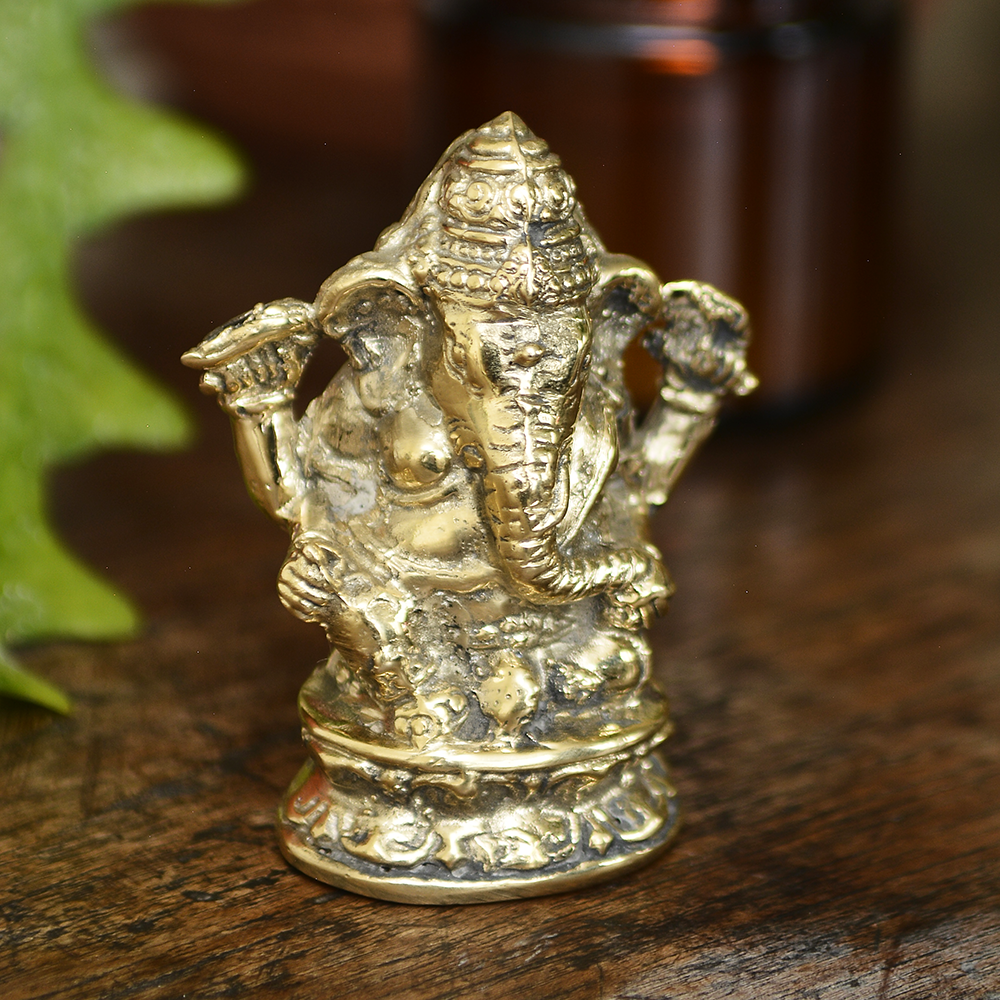 Ganesha Perunggu Emas