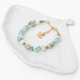 Double Strand Bracelet Aqua