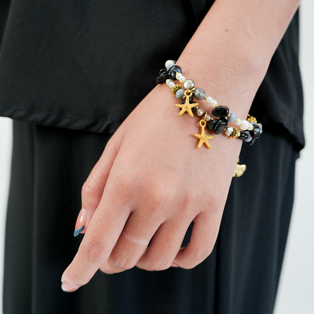 Onyx Starfish Siren Beach Jewelry Collection (2 items sold separately)
