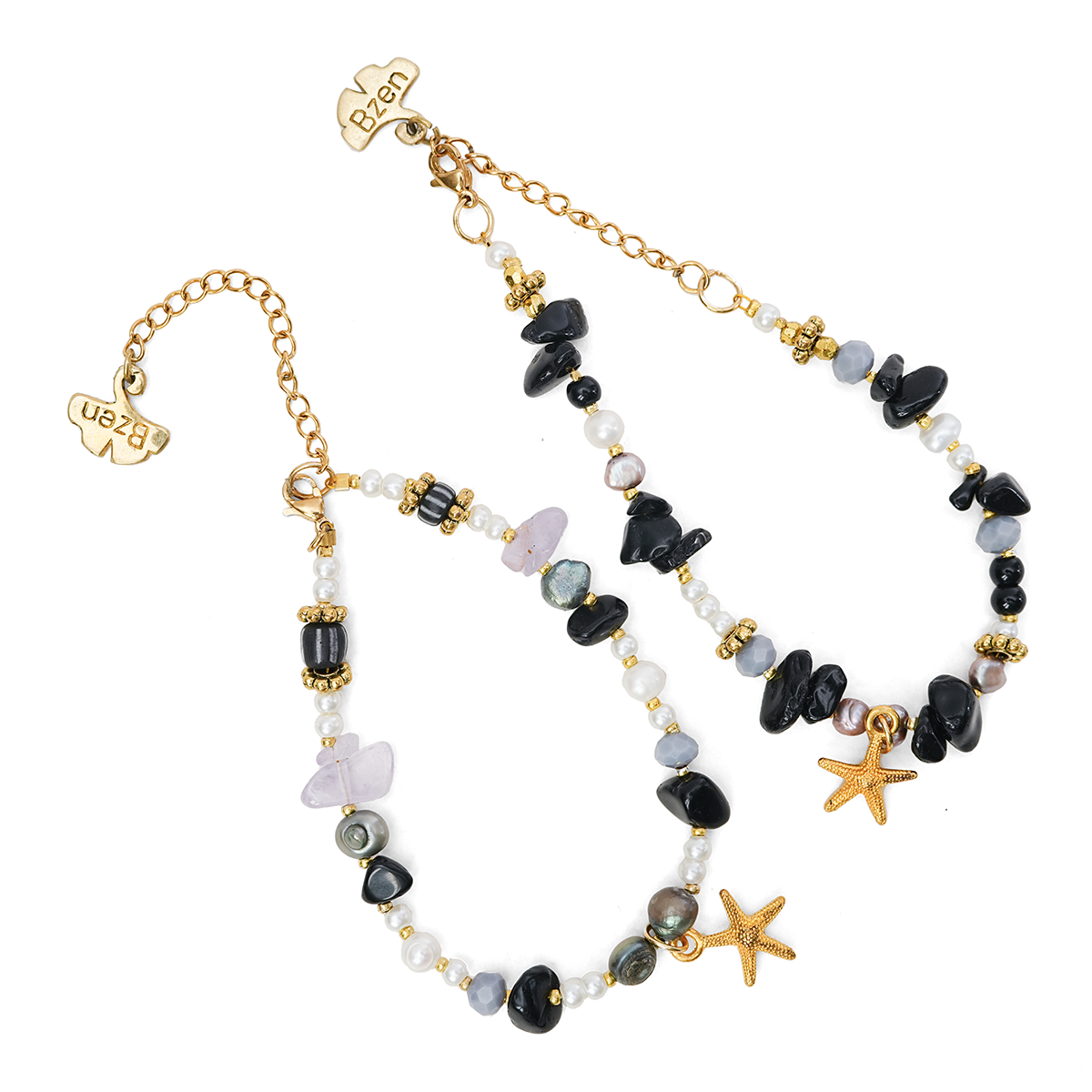 Onyx Starfish Siren Beach Jewelry Collection (2 items sold separately)