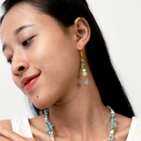 Aqua Bead Earrings