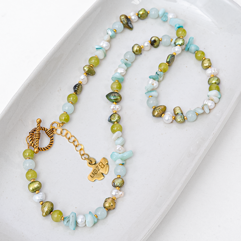 Aqua Green Necklace