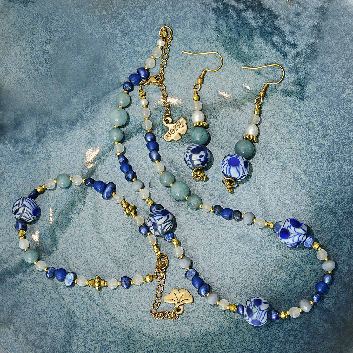 Indigo Siren Beach Jewelry Collection (3 items sold separately)