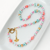 Pink & Turquoise Necklace