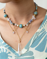 Dove Tiered Crystal Necklace