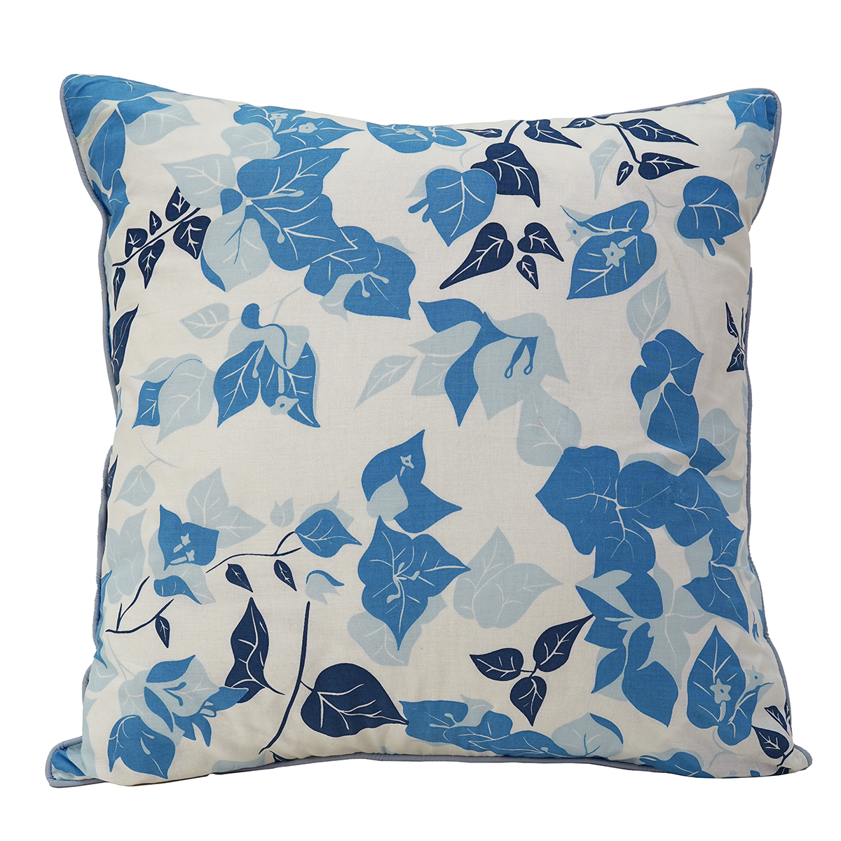 Sarung Bantal Bougainvillea Biru, 45cm