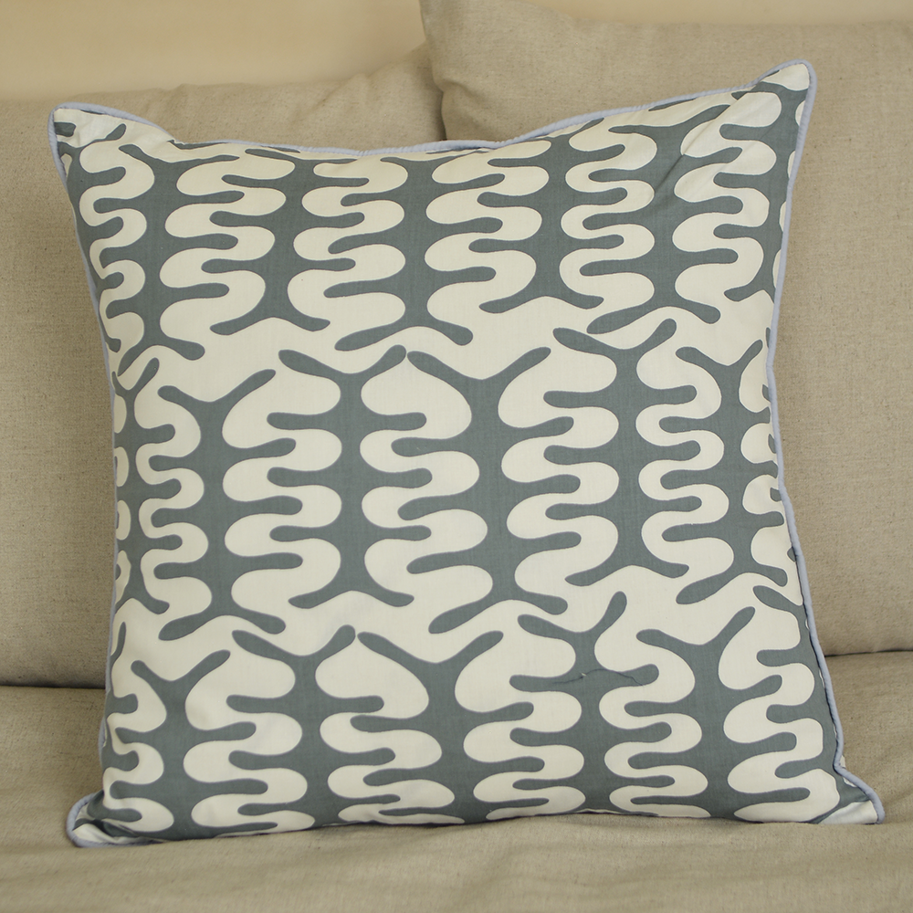 Miro Slate Cushion Cover, 45cm