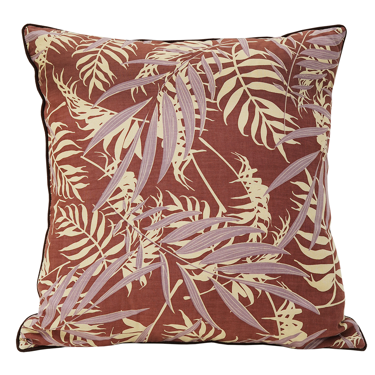 Sarung Bantal Palm Lavender Sienna, 45cm