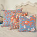 Palm Blue Spice Cushion Cover, 50 cm - SALE HOMEWARES