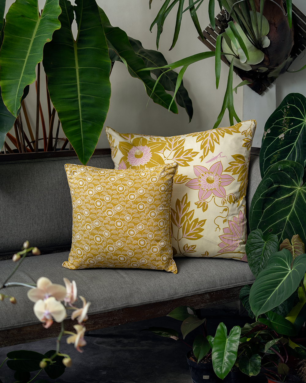 Modern Chartruese Cushion Cover, 45cm