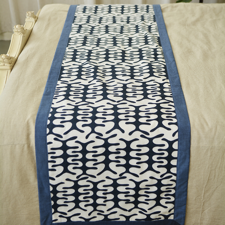 Bed/Table Runner 98" Miro Indigo