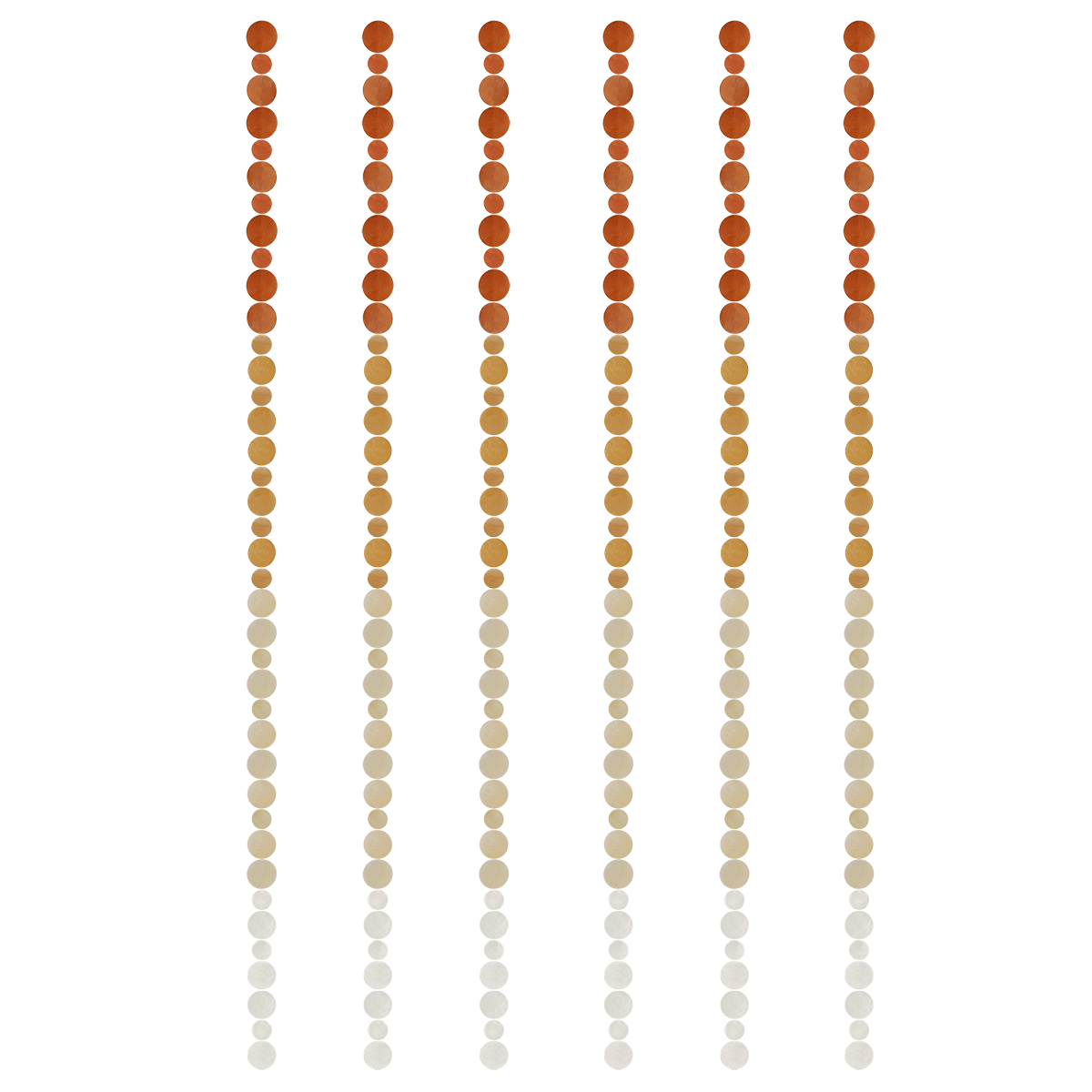 Untaian Capiz Ombre Rempah-rempah