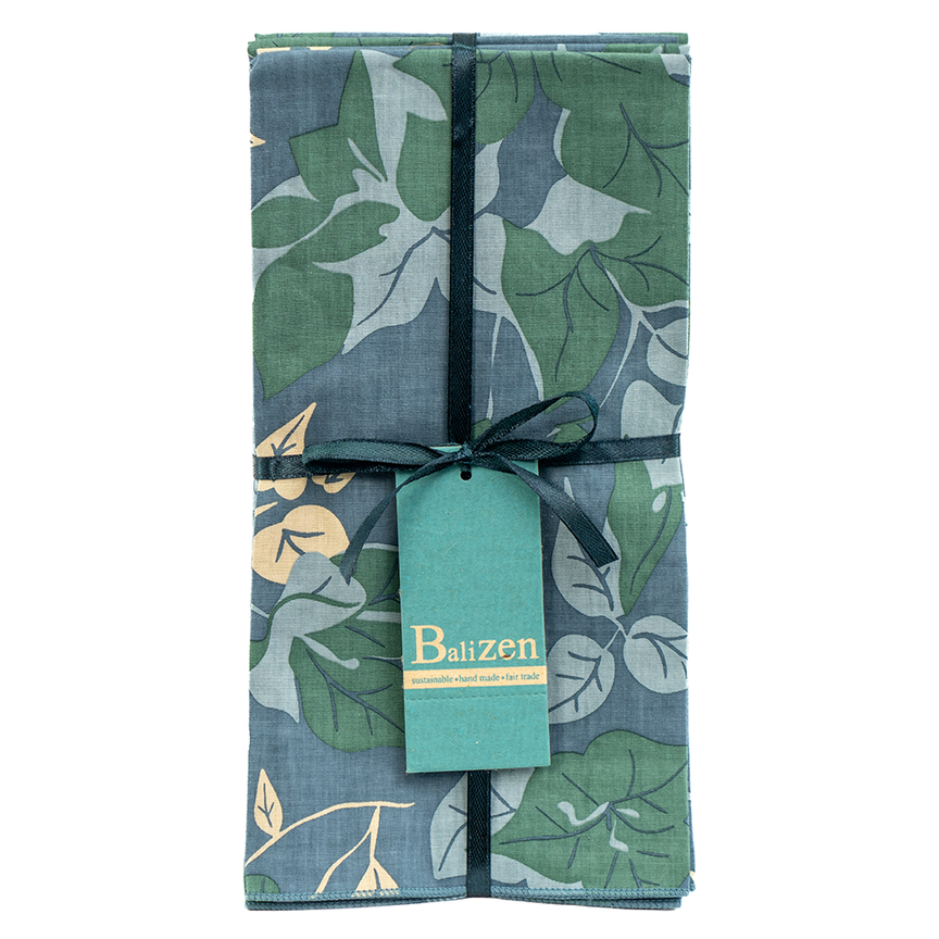 Bougainvillea Moss Napkins set of 4