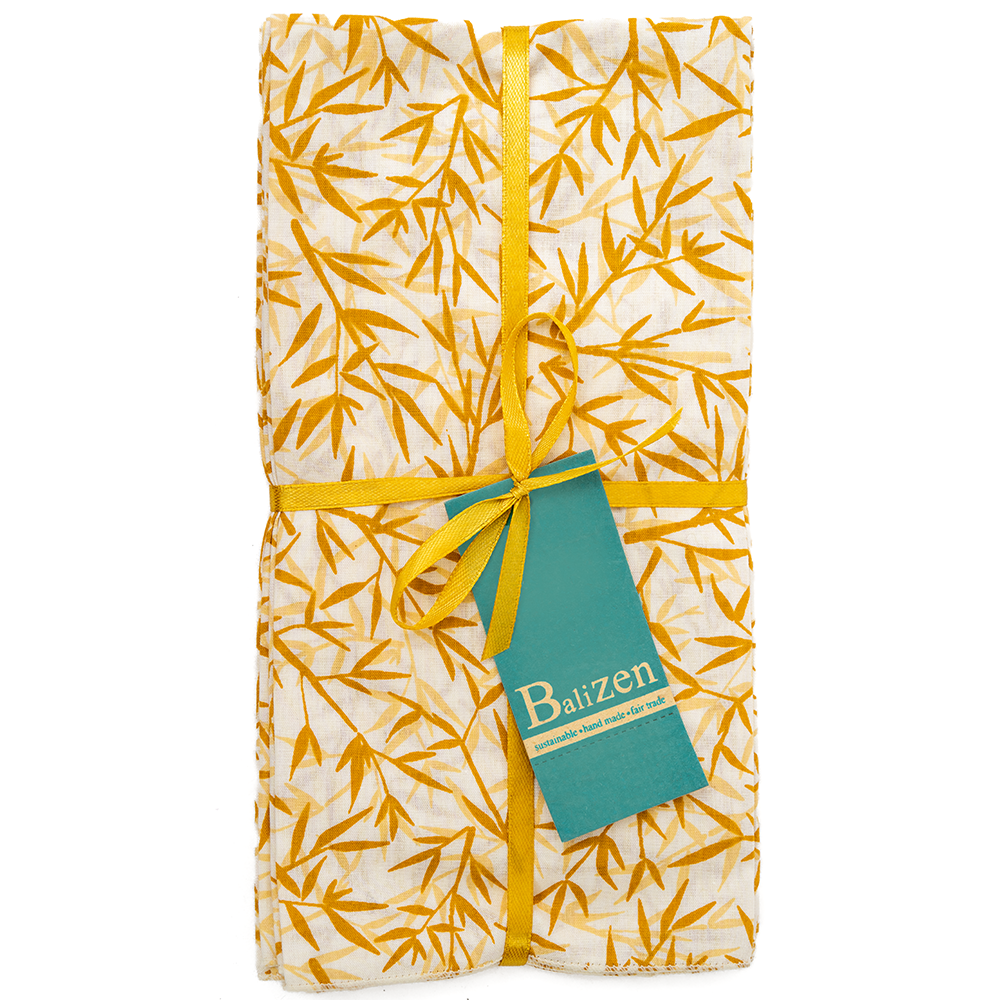 Bamboo Sunshine Napkins set of 4