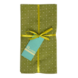 Infinity Squared Avocado Napkins set of 4
