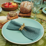 Infinity Squared Viridian  Napkins set of 4