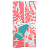 Palm Bright Coral Napkins set of 4