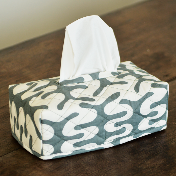 Miro Slate Tissue Box Cover