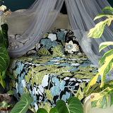 Duvet Cover Big Orchid Lagoon - Queen