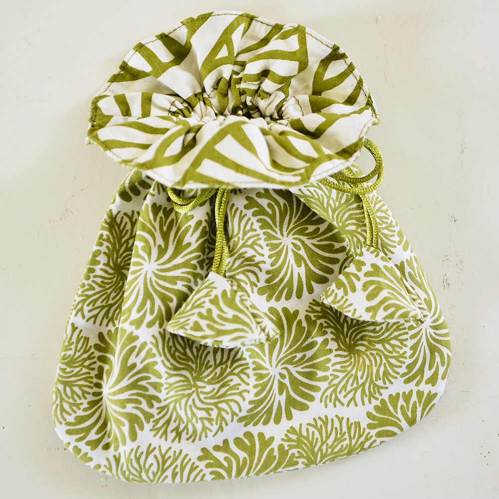Tumbleweed Avocado Drawstring Bag, Small