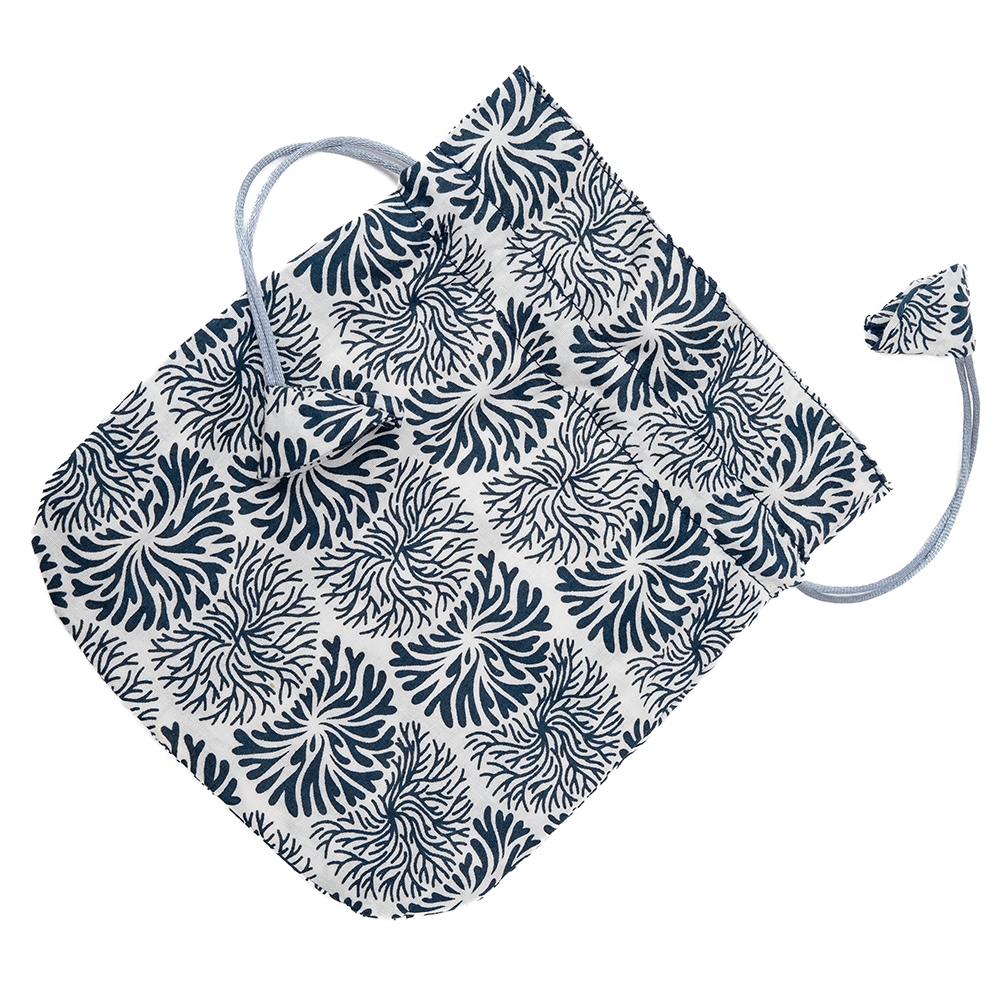 Tumbleweed Indigo Drawstring Bag, Small