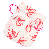Ylang Ylang Pink Drawstring Bag, Small