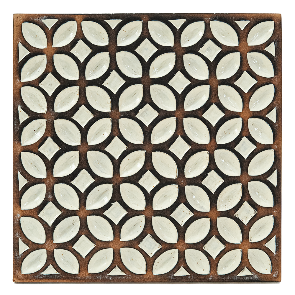 Wooden Trivet Coffee Bean Motif Taupe