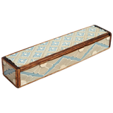 Cool Carved Flower Pencil Box, Small
