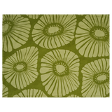 Retro Flowers Avocado Placemat