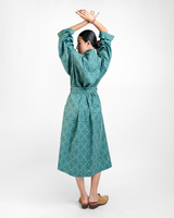 Viridian Cotton Kimono Robe, 3 sizes