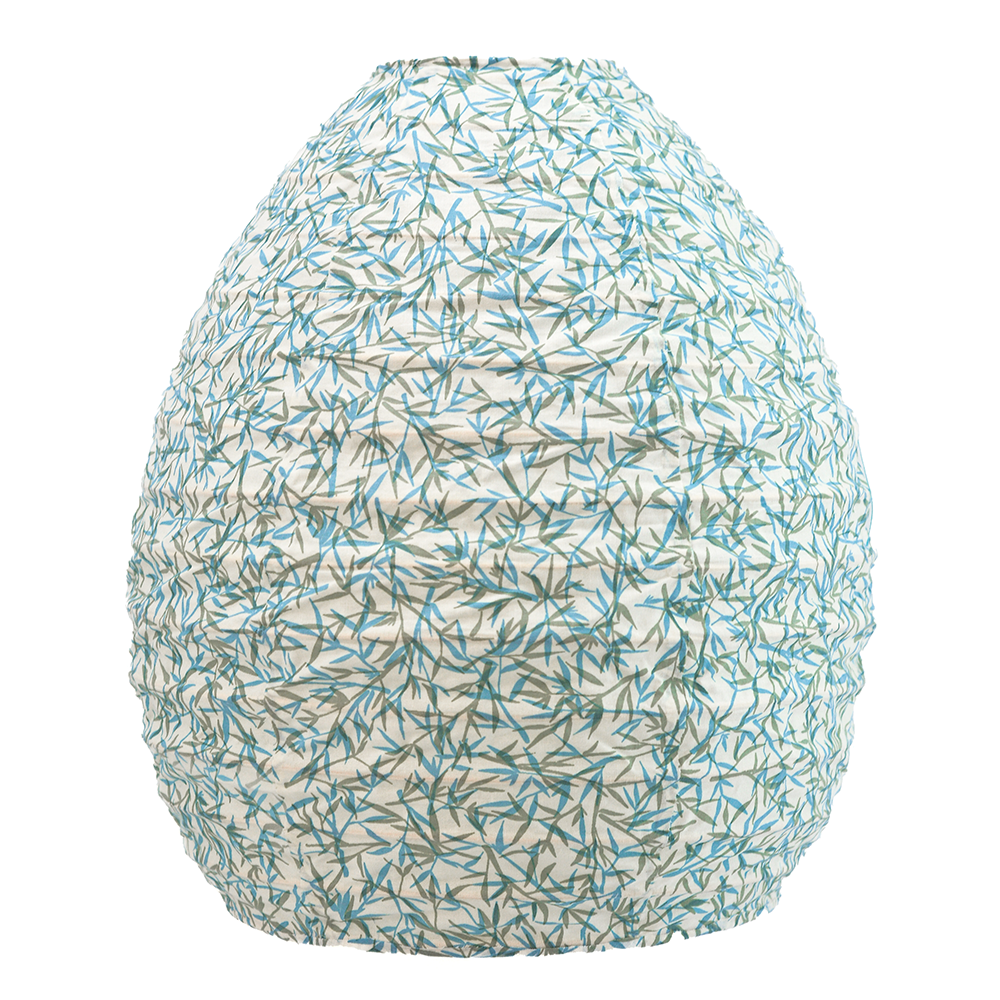 Bamboo Blue Beehive Lampshade